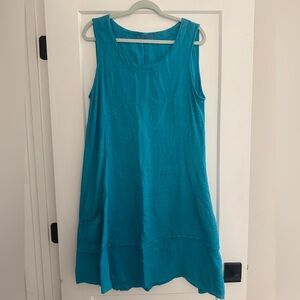 Cut Loose Teal Knit Dress